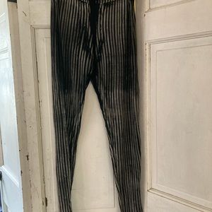 Batik leggings funky striped pattern size M/L